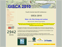 Tablet Screenshot of gisca10.aca-giscience.org
